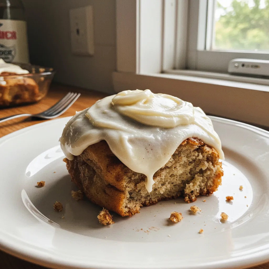 Banana Bread Cinnamon Rolls with Cream Cheese Frosting: Ultimate Comfort Fusion - secondary view